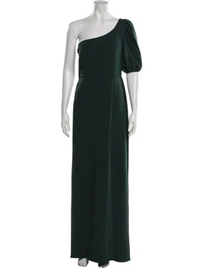 Pre-owned Sachin & Babi One-shoulder Long Dress W/ Tags In Green