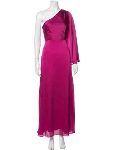 Pre-owned Sachin & Babi One-shoulder Long Dress W/ Tags In Pink