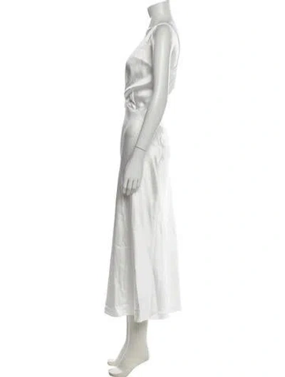 Pre-owned Sachin & Babi One-shoulder Long Dress W/ Tags In White