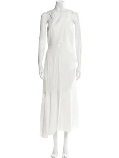 Pre-owned Sachin & Babi One-shoulder Long Dress W/ Tags In White