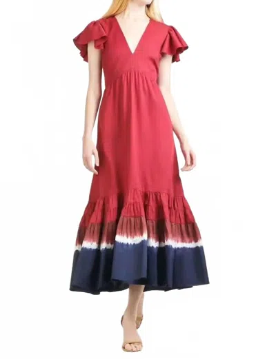 Sachin & Babi Paloma Maxi Dress In Red