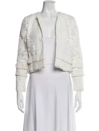 Pre-owned Sachin & Babi Patterned Jacket In Black