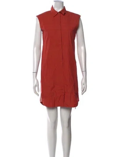 Pre-owned Sachin & Babi Patterned Mini Dress In Orange