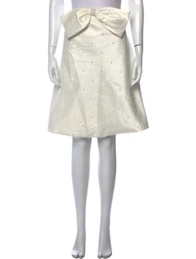 Pre-owned Sachin & Babi Patterned Mini Skirt In Neutrals
