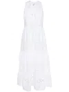Sachin & Babi Positano Embroidered Cotton Dress In 白色