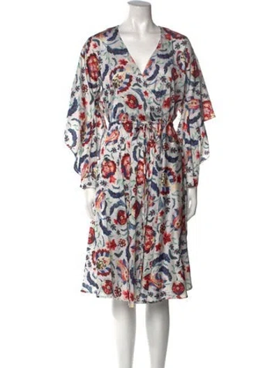 Pre-owned Sachin & Babi Printed Knee-length Dress In Multi