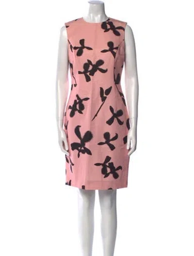 Pre-owned Sachin & Babi Printed Knee-length Dress In Pink