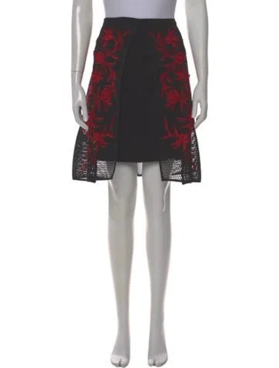 Pre-owned Sachin & Babi Printed Knee-length Skirt In Gray
