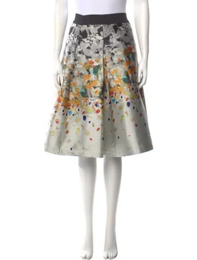 Pre-owned Sachin & Babi Printed Knee-length Skirt In Neutral