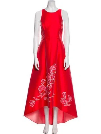 Pre-owned Sachin & Babi Printed Long Dress W/ Tags In Pink