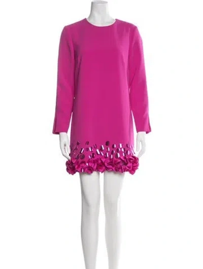 Pre-owned Sachin & Babi Printed Mini Dress In Pink