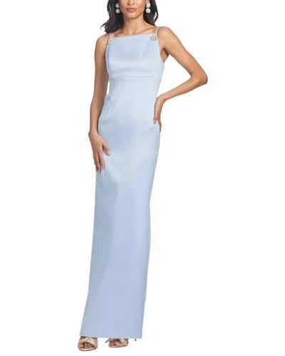 Sachin & Babi Pryce Gown In Blue