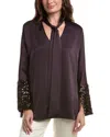 Sachin & Babi Reid Top In Purple