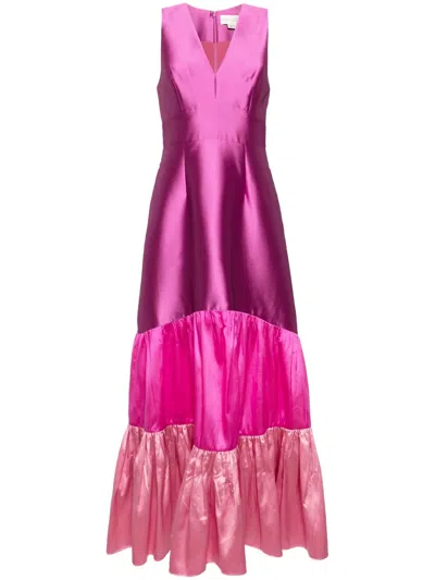SACHIN & BABI RORI SATIN-FINISH DRESS