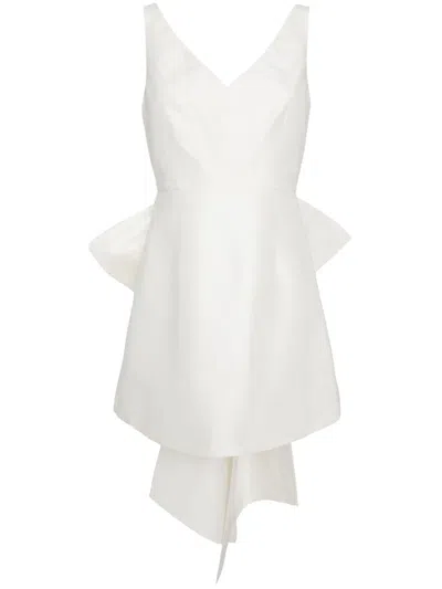 Sachin & Babi Rosie Bow-detail Minidress In 白色