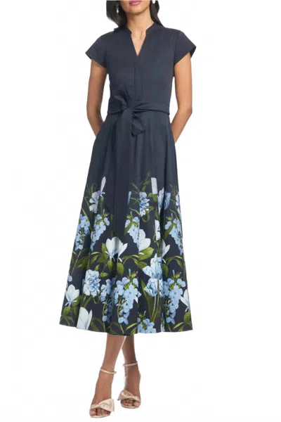 Sachin & Babi Sachi Midi Dress In Navy