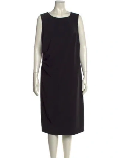 Pre-owned Sachin & Babi Scoop Neck Knee-length Dress In Black