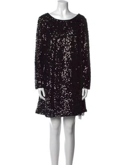 Pre-owned Sachin & Babi Scoop Neck Mini Dress W/ Tags In Black