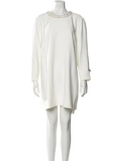Pre-owned Sachin & Babi Scoop Neck Mini Dress W/ Tags In White