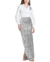 Sachin & Babi Sequin Isolde Skirt In Metallic