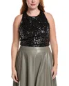 Sachin & Babi Sequin Lexi Top In Black