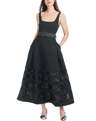 Sachin & Babi Sequin Mia Gown In Black