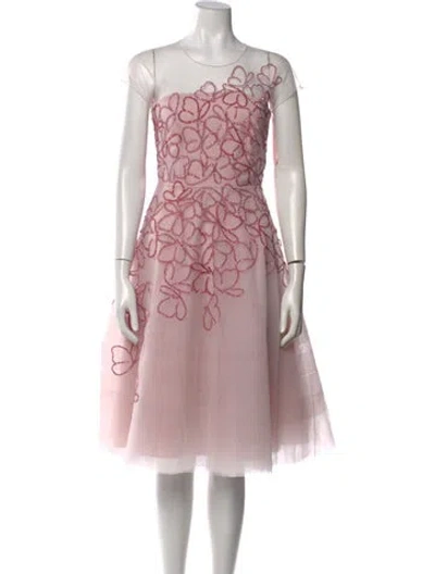 Pre-owned Sachin & Babi Silk Midi Length Dress In Pink