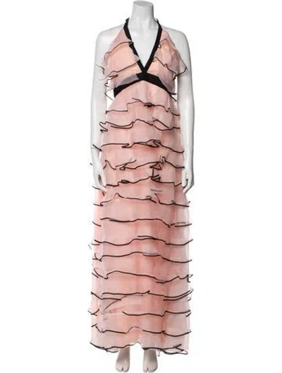 Pre-owned Sachin & Babi Silk Midi Length Dress W/ Tags In Pink
