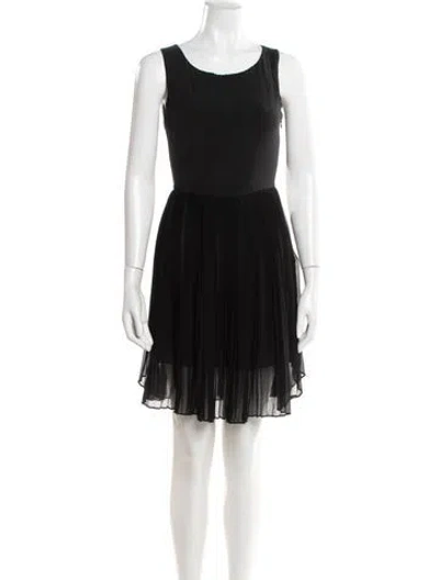 Pre-owned Sachin & Babi Silk Mini Dress In Black