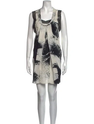 Pre-owned Sachin & Babi Silk Mini Dress In Multi