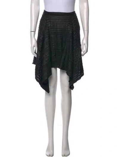 Pre-owned Sachin & Babi Silk Mini Skirt In Black