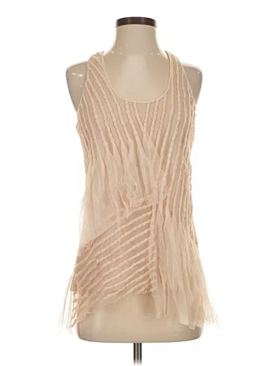 Pre-owned Sachin & Babi Sleeveless Blouse In Brown