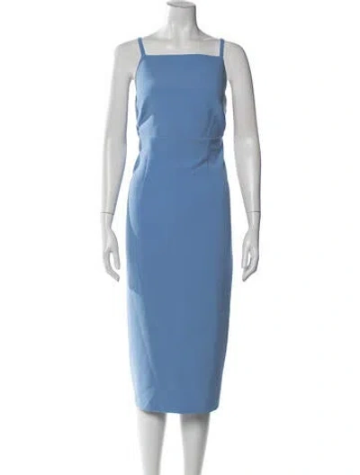 Pre-owned Sachin & Babi Square Neckline Knee-length Dress W/ Tags In Blue