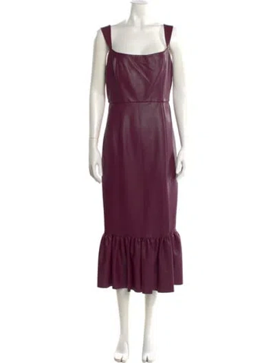 Pre-owned Sachin & Babi Square Neckline Long Dress In Purple