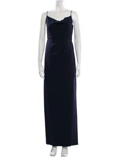 Pre-owned Sachin & Babi Square Neckline Long Dress W/ Tags In Blue