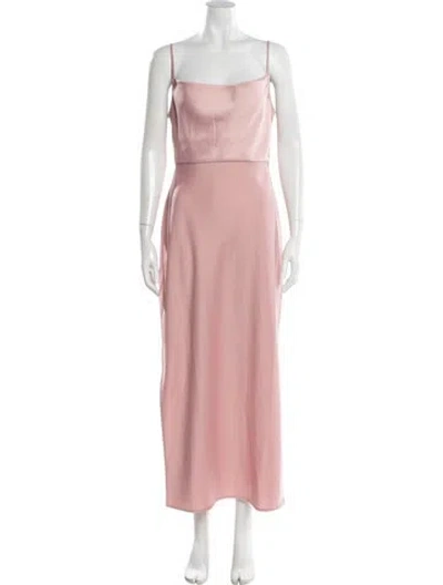 Pre-owned Sachin & Babi Square Neckline Long Dress W/ Tags In Pink