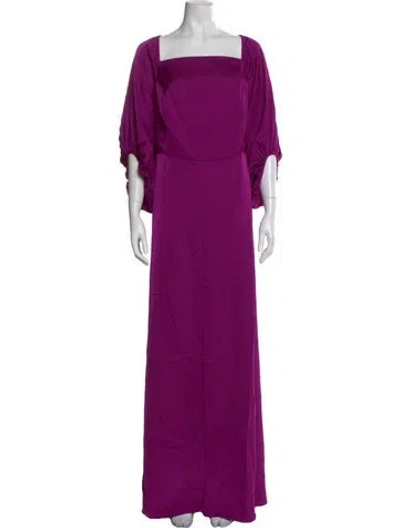 Pre-owned Sachin & Babi Square Neckline Long Dress W/ Tags In Purple