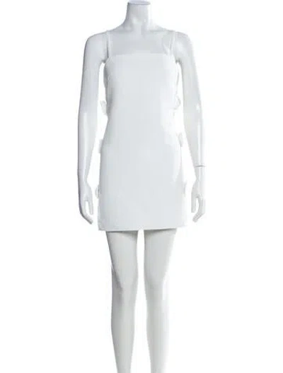 Pre-owned Sachin & Babi Square Neckline Mini Dress In Neutrals