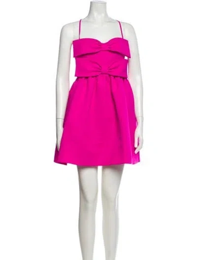 Pre-owned Sachin & Babi Square Neckline Mini Dress In Pink