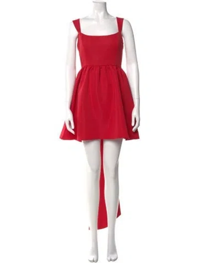 Pre-owned Sachin & Babi Square Neckline Mini Dress W/ Tags In Red