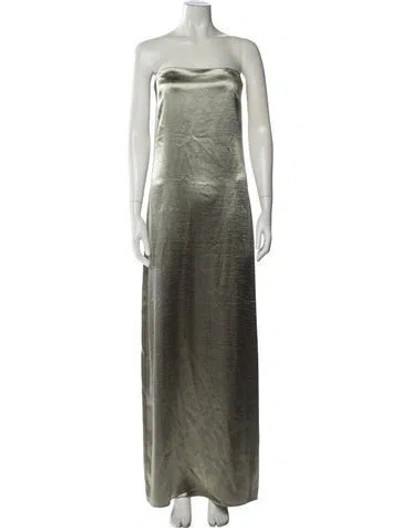 Pre-owned Sachin & Babi Strapless Long Dress In Neutral