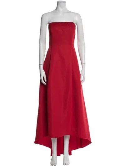 Pre-owned Sachin & Babi Strapless Long Dress W/ Tags In Red