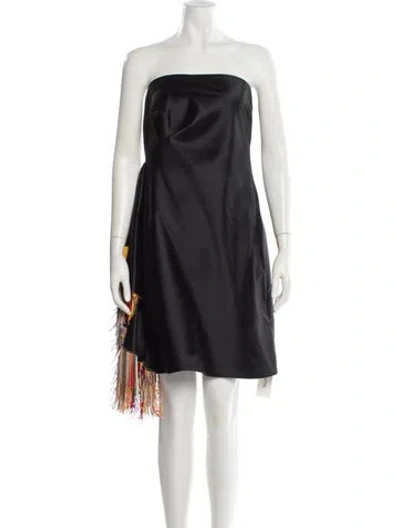 Pre-owned Sachin & Babi Strapless Mini Dress In Black
