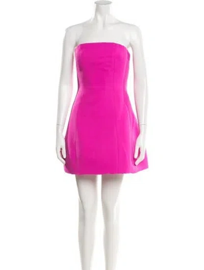 Pre-owned Sachin & Babi Strapless Mini Dress In Pink