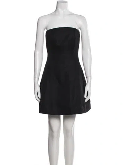 Pre-owned Sachin & Babi Strapless Mini Dress W/ Tags In Black/blue