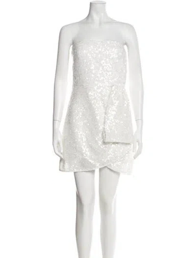 Pre-owned Sachin & Babi Strapless Mini Dress W/ Tags In Neutral