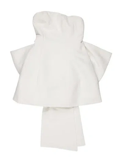 Pre-owned Sachin & Babi Strapless Mini Dress In White