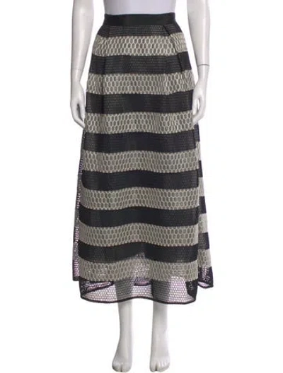 Pre-owned Sachin & Babi Striped Long Skirt W/ Tags