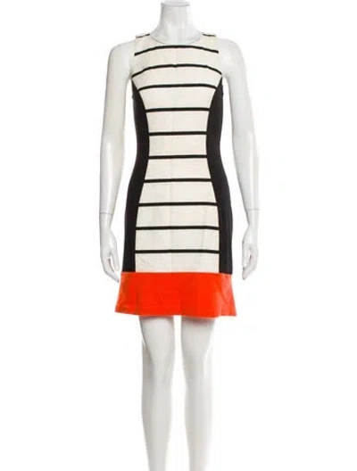 Pre-owned Sachin & Babi Striped Mini Dress In Multi