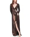 Sachin & Babi Talulla Gown In Brown
